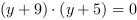 (y+9)*(y+5) = 0