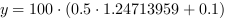 y = 100*(0.5*1.24713959+0.1)