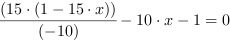 (15*(1-15*x))/(-10)-10*x-1 = 0